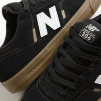 New Balance Numeric 306 Jamie Foy Shoes - Black / Gum thumbnail