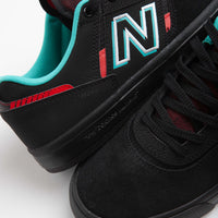 New Balance Numeric 306 Jamie Foy Shoes - Black / Red / Black thumbnail