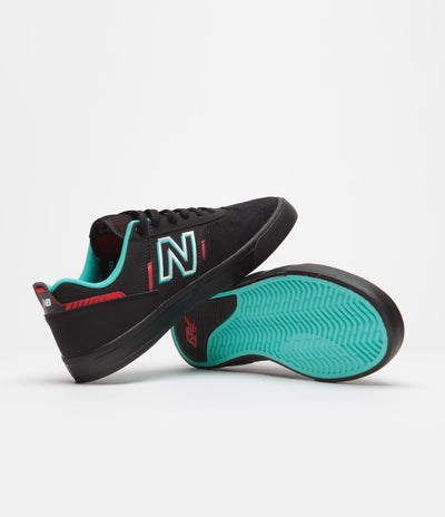 New Balance Numeric 306 Jamie Foy Shoes - Black / Red / Black