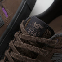 New Balance Numeric 306 Jamie Foy Shoes - Brown / Black / Purple thumbnail