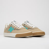 New Balance Numeric 306 Jamie Foy Shoes - Tan / Turquoise thumbnail