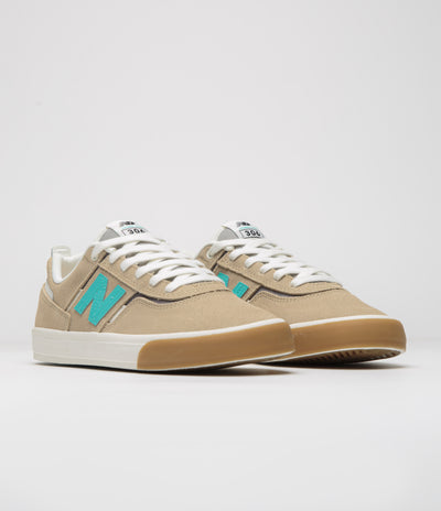 New Balance Numeric 306 Jamie Foy Shoes - Tan / Turquoise