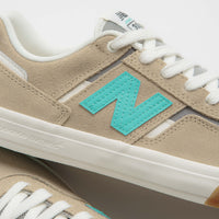 New Balance Numeric 306 Jamie Foy Shoes - Tan / Turquoise thumbnail