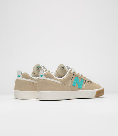 New Balance Numeric 306 Jamie Foy Shoes - Tan / Turquoise