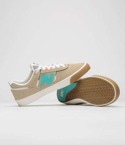 New Balance Numeric 306 Jamie Foy Shoes - Tan / Turquoise