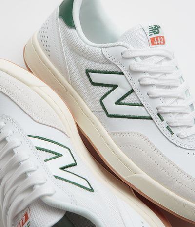 New Balance Numeric 440 Shoes - White / Green