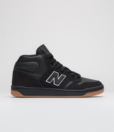 New Balance Numeric 480 Hi Shoes - Black / Gum