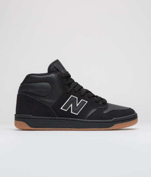 New Balance Numeric 480 Hi Shoes - Black / Gum