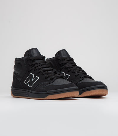 New Balance Numeric 480 Hi Shoes - Black / Gum