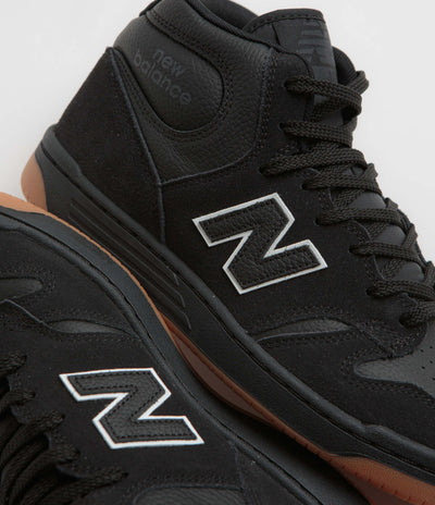 New Balance Numeric 480 Hi Shoes - Black / Gum