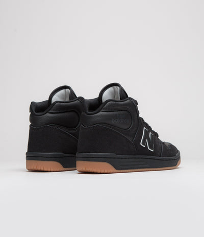 New Balance Numeric 480 Hi Shoes - Black / Gum