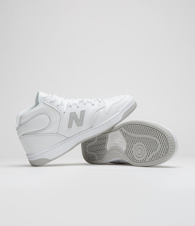 New Balance Numeric 480 Hi Shoes - White / Grey