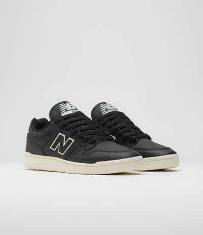 New Balance Numeric 480 Shoes - Black / Sea Salt