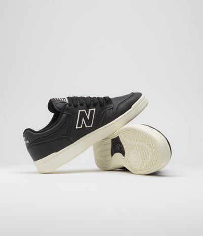 New Balance Numeric 480 Shoes - Black / Sea Salt