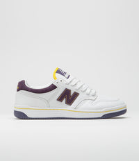 New Balance Numeric 480 Shoes - White / Purple