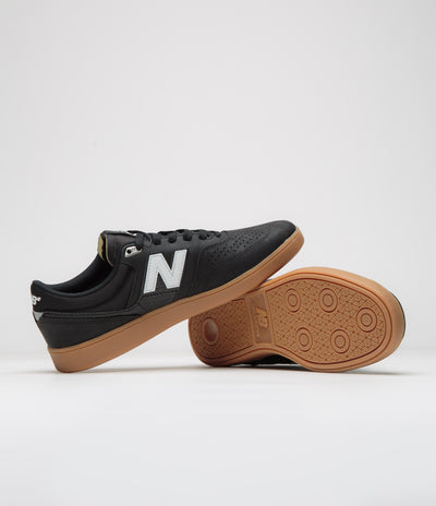 New Balance Numeric 508 Brandon Westgate Shoes - Black / Gum / Black