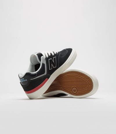 New Balance Numeric 574 Shoes - Black/ White