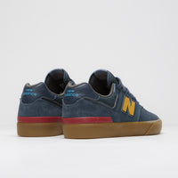 New Balance Numeric 574 Shoes - Blue Indigo / Gum thumbnail