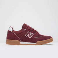 New Balance Numeric 600 Tom Knox Shoes - Burgundy / Gum thumbnail