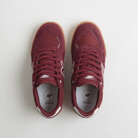 New Balance Numeric 600 Tom Knox Shoes - Burgundy / Gum thumbnail