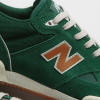 New Balance Numeric 600 Tom Knox Shoes - Green / Ginger thumbnail