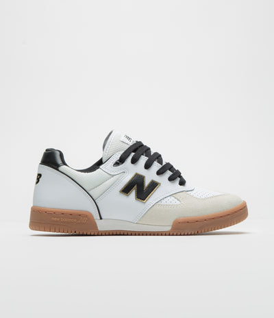 New Balance Numeric 600 Tom Knox Shoes - White / Black