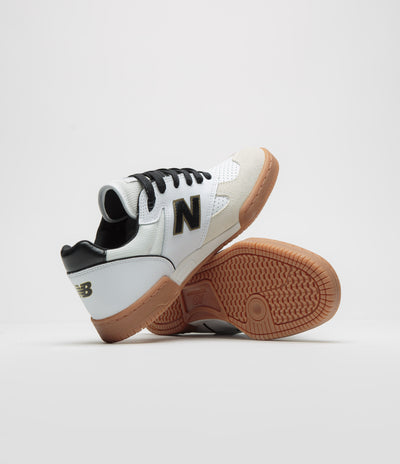 New Balance Numeric 600 Tom Knox Shoes - White / Black