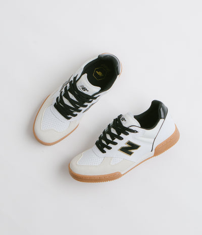 New Balance Numeric 600 Tom Knox Shoes - White / Black