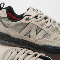 New Balance Numeric 808 Tiago Lemos Shoes - Cream / Black thumbnail