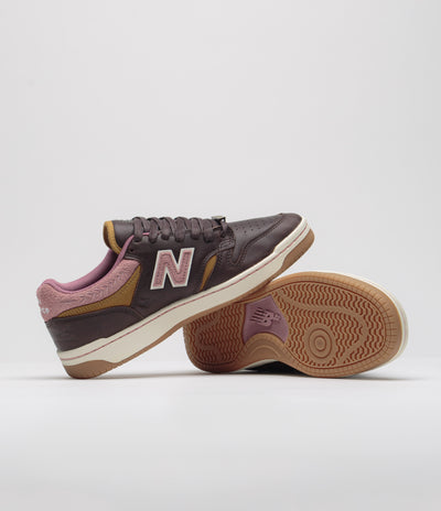 New Balance Numeric x 303 Boards 480 Shoes - Brown / Pink