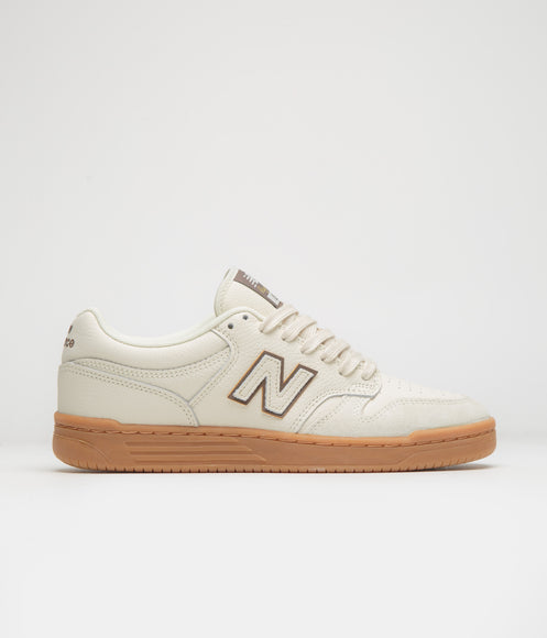 New Balance Numeric x Andrew Reynolds 480 Shoes - Sea Salt / Brown