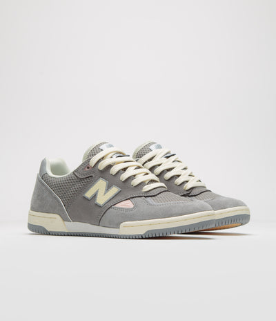 New Balance Numeric x Lost Art 600 Shoes - Sea Salt / Grey