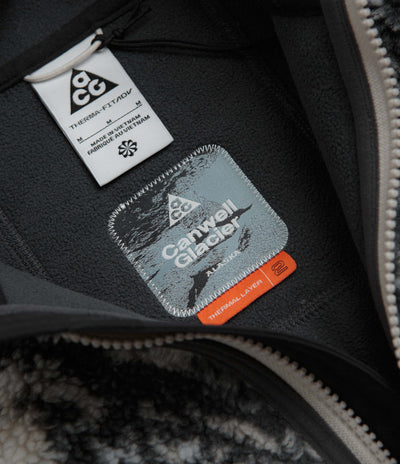 Nike ACG Canwell Glacier Windproof Fleece - Light Orewood Brown / Black / Summit White