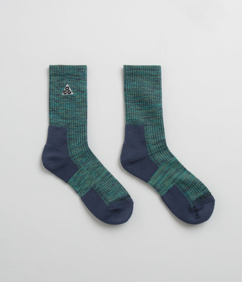 Nike ACG Everyday Cushioned Crew Socks - Bicoastal / Thunder Blue / White