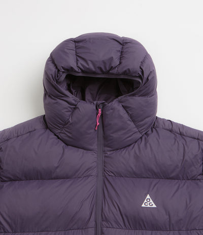 Nike ACG Lunar Lake Puffer Jacket - Dark Raisin / Black / Summit White