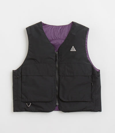 Nike ACG Skull Peak Reversible Vest - Black / Dark Raisin / Summit White