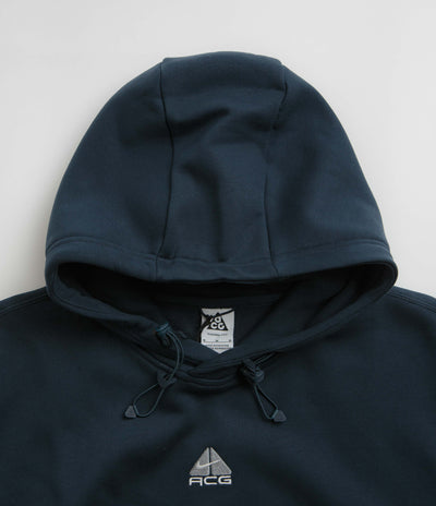 Nike ACG Therma-FIT Fleece Hoodie - Armory Navy / Black / Summit White