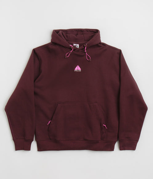 Nike ACG Therma-FIT Fleece Hoodie - Burgundy Crush / Summit White