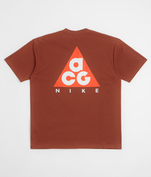 Nike ACG Tri Logo T-Shirt - Cinnamon / Picante Red