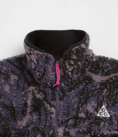 Nike ACG Womens Canwell Glacier Fleece - Dark Raisin / Black / Black / Summit White