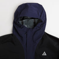 Nike ACG Womens Cascade Rains Jacket - Purple Ink / Black / Summit White thumbnail