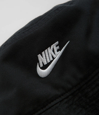 Nike Apex Futura Washed Bucket Hat - Black / White