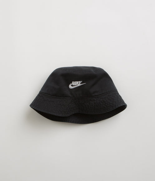 Nike Apex Futura Washed Bucket Hat - Black / White