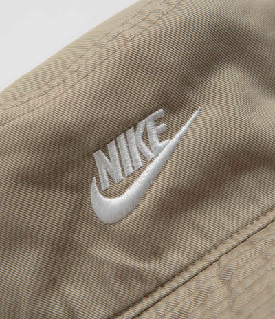 Nike Apex Futura Washed Bucket Hat - Khaki / White