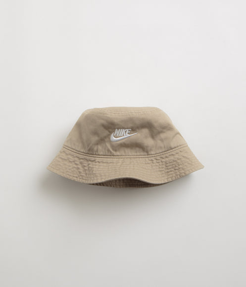 Nike Apex Futura Washed Bucket Hat - Khaki / White