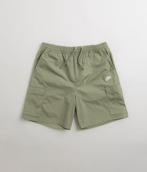 Nike Club Cargo Shorts - Oil Green / White