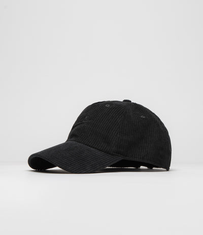 Nike Club Corduroy Cap - Black / Black