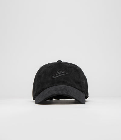 Nike Club Corduroy Cap - Black / Black