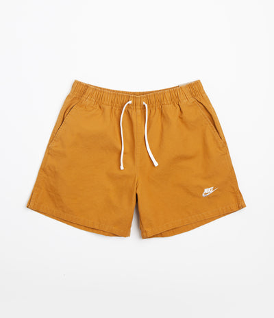 Nike Club Flow Shorts - Desert Ochre / White