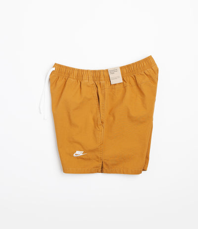 Nike Club Flow Shorts - Desert Ochre / White